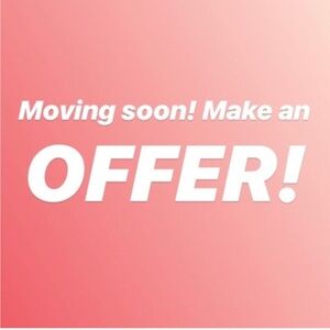 Closet clearance! Moving soon so make an offer on things you like.